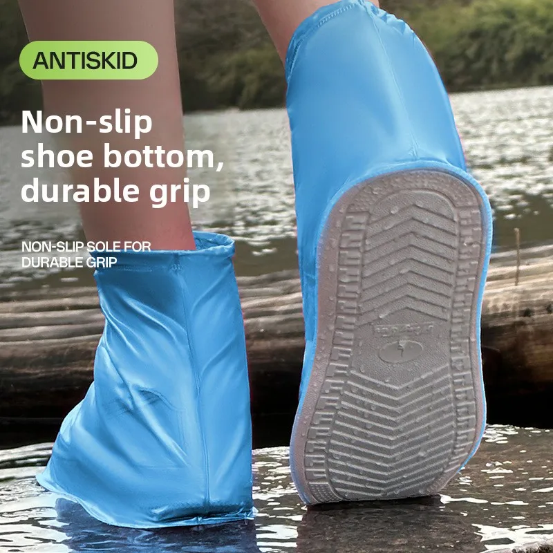 

Multi-color Available Shoe Protector Waterproof Shoes Covers Slippers for the Rain Reusable With Zipper Unisex Cover Footwear