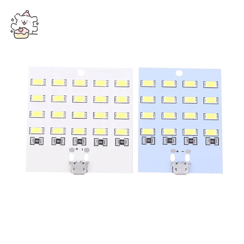 Panneau d'éclairage LED mobile USB, interface micro USB 5730 SMD 5V 430mA ~ 470mA