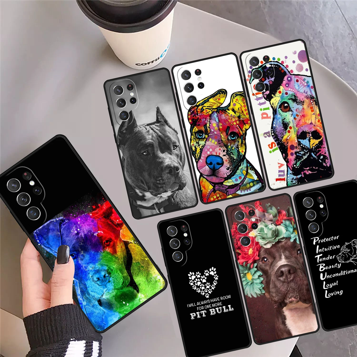 

Чехол для телефона American Pit Bull Dog Pitbull Terrier для Samsung Galaxy S24 S25 Ultra S23 S22 Plus S21 FE S20 Note 10 20 Pro