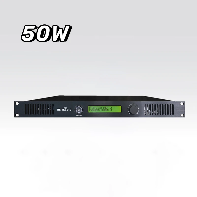 

50W FM Transmitter 50 Watts Broadcasting Equipment for Radio Station Church，College，Community