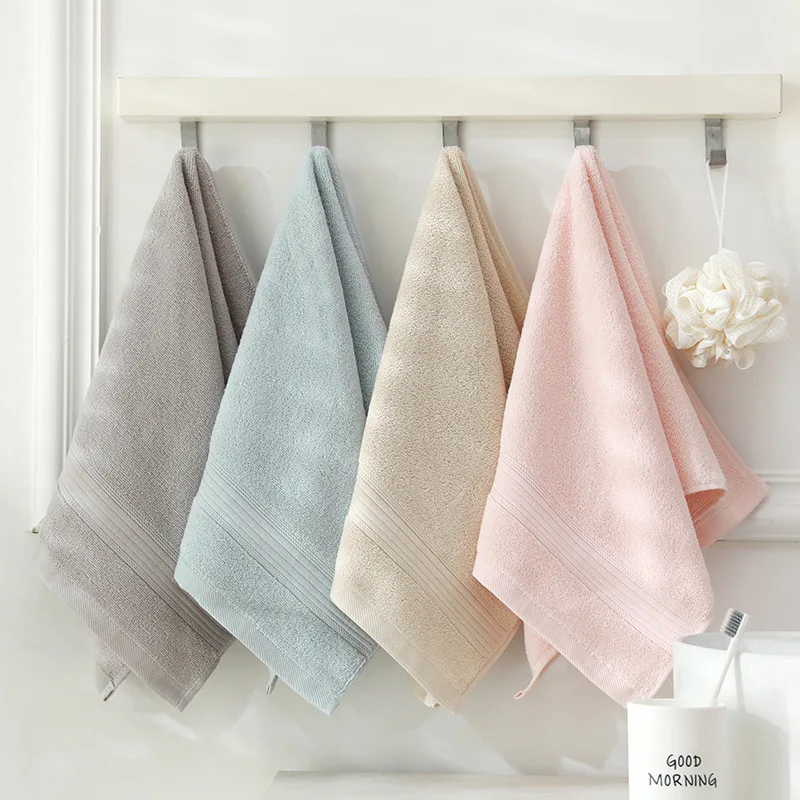 

1 Towel Thickened Absorbent Towel Pure Cotton Quick Absorbent Soft Quick Dry Thickened Face Towel