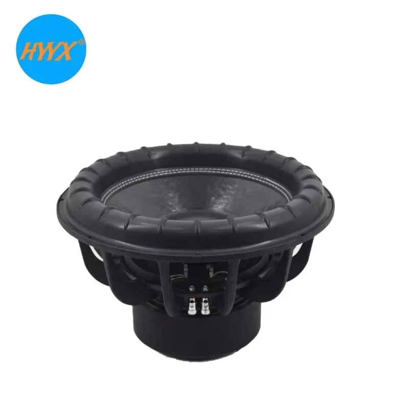 Dual Coil 15-Inch Car Audio Subwoofer Speaker 2000WRMS 12V Paper Cone Foam Surround with Aluminium Frame 3-Inch Size