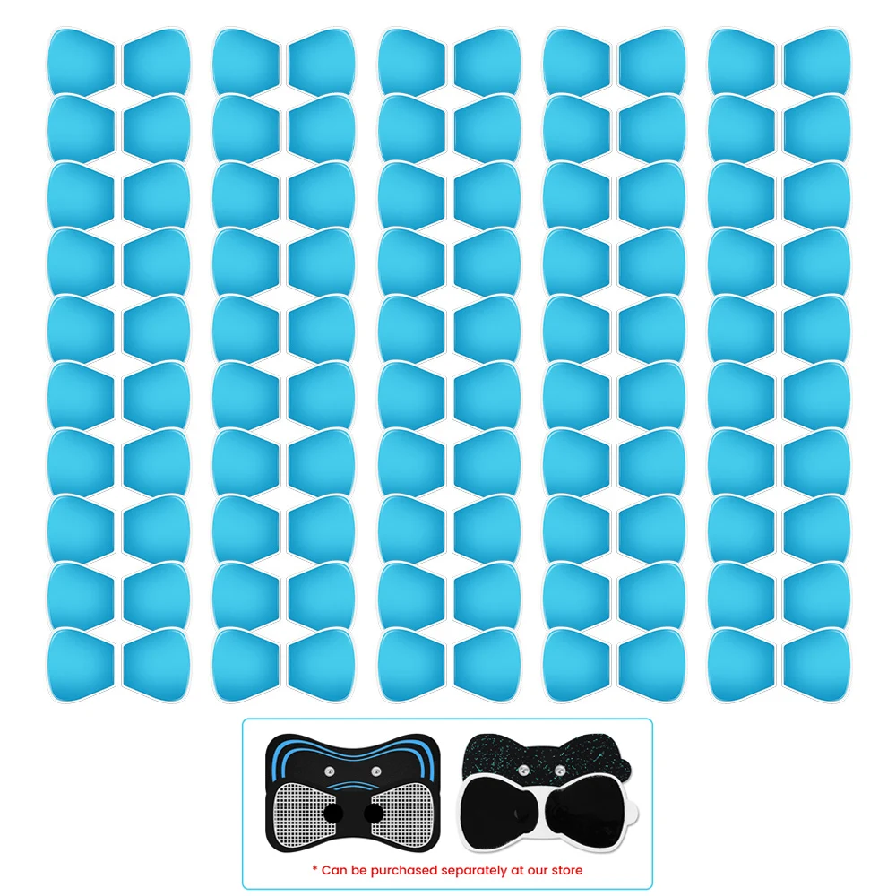 

Gel Pads for EMS Neck Massager Replacement Patches Cervical Massager Self Adhesive massage Sticker for Shoulder Back Pain Relief