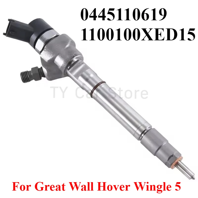 

0445110619 1100100XED15 New Diesel Fuel Injector Nozzle For Great Wall Hover Wingle 5