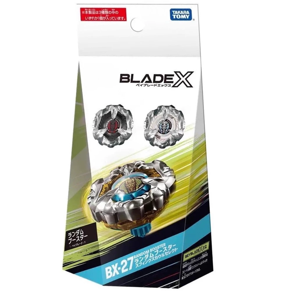 

Takara Tomy Bey X BX-27 Sphinx Cowl Random Booster Blade