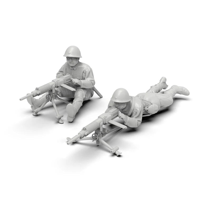 1/35 1/64 1/72 Bilancia Guerra Mondiale 2 Soldato Resina Micro Figurina In Miniatura 3d Stampato Bianco Modello Giocattolo Smontato E Non Verniciato