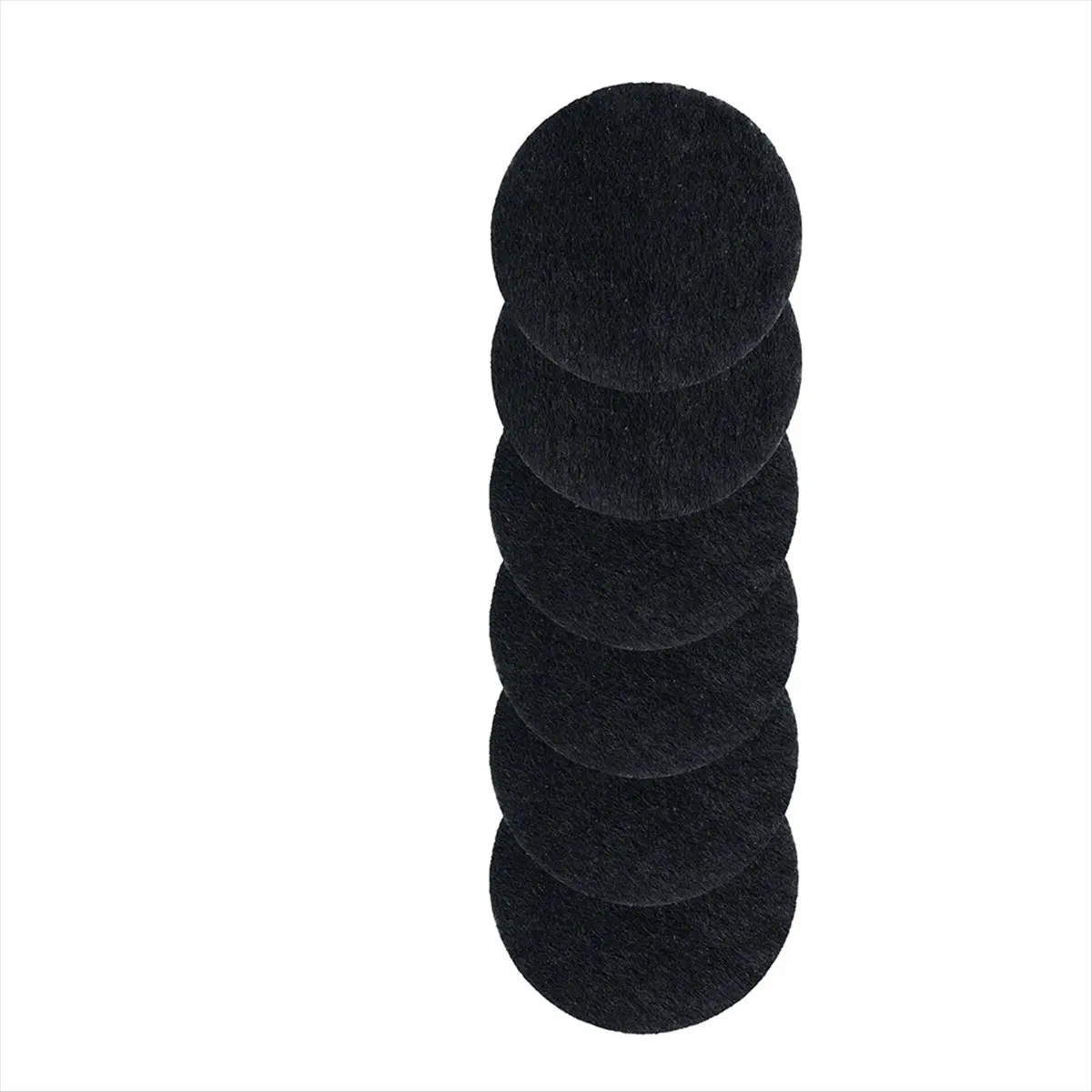HITL Carbon Filters Set - 6 Pack Replacement Filters for Breetee Portable Range Hoods - 4,7 in Circle Charcoal Filter