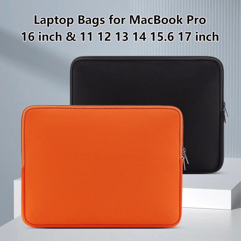 Laptop Bag For Macbook Air Pro Retina 13 14 15 16 Inch Tablet Sleeve Cover Inner Bladder For Huawei Xiaomi Hp Dell Shell