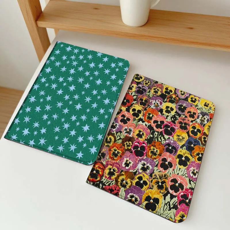 

Cartoon Star Pattern Fabric Gift Tablet Case For Apple iPad Air Pro mini 1 2 3 4 5 6 7 8 9 11 M2 M3 M5 M4 5th 6th 7th 10th 11th