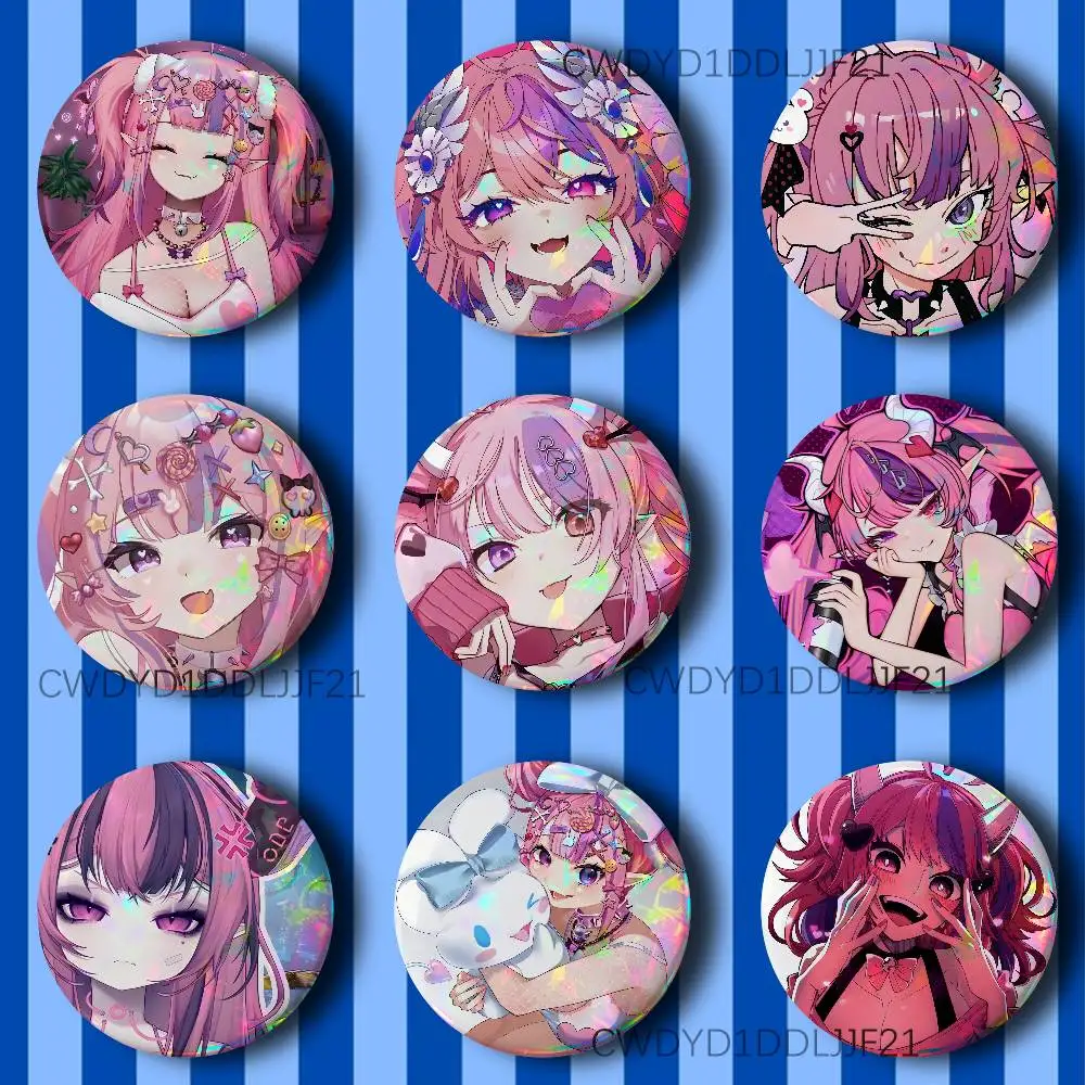 

I-Ironmouse Vtuber Badge Handmade Button Brooch for Backpack Hat Shirt Accessories Gifts