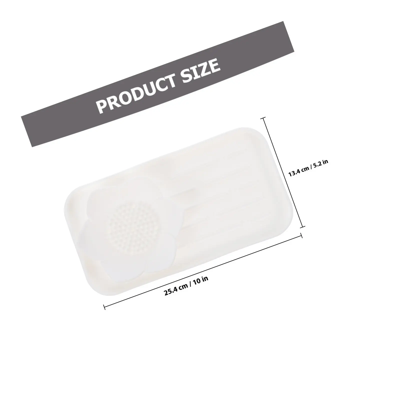 1Set Silicone Soap Rest Creative Chic Design Fast Drying Soap Tray with Superior Drainage for Bathroom Kitchen Home Supplies