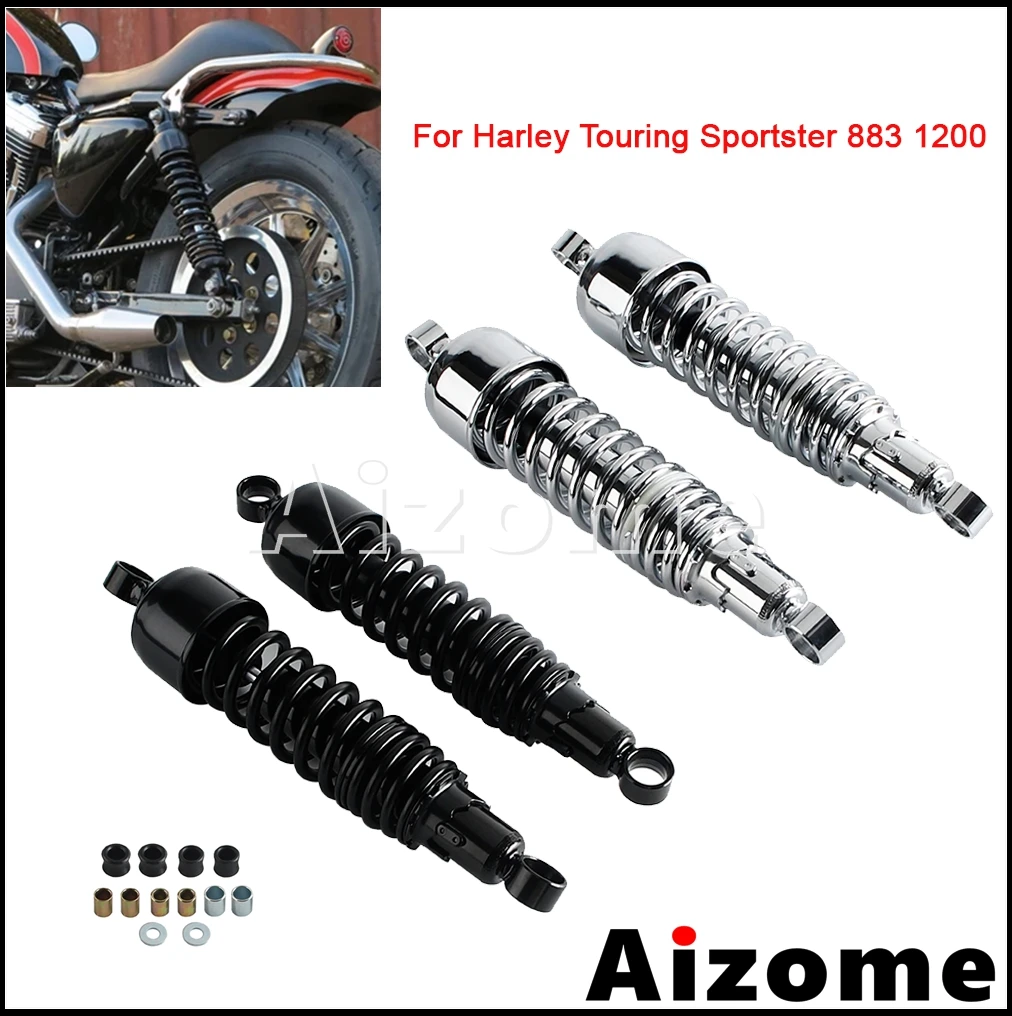 

Motorcycle Accessories Adjustable Rear Shock Absorber Shocker Spring Suspension Kits For Harley Sportster XL 883 1200 Touring
