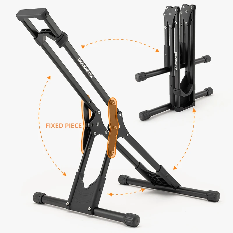 ROCKBROS Bicycle Stop Support Frame Cycling Parking Repair Tools Portable Wheel Parking Holder Folding Bike Install Frame