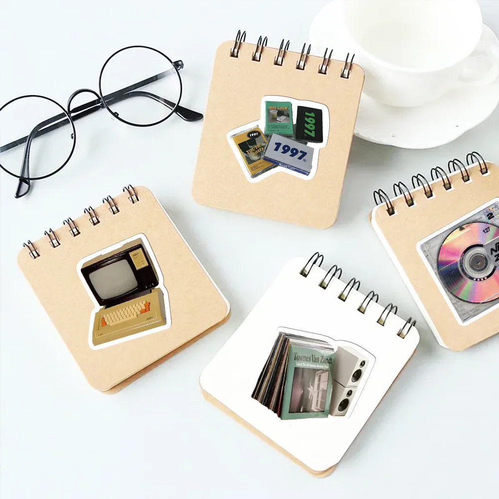 50Pcs Retro Game Console Cute Phone Camera Computer Cartoon VSCO Stickers Laptop Skateboard Luggage Waterproof Sticker Decals