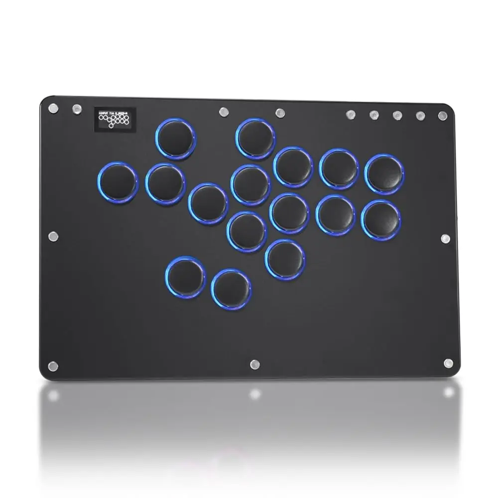 

T16 Pro V2 All-Button Arcade Stick with Turbo, RGB Lighting, Hot-Swap for PC/PS3/PS4/Switch/Steam