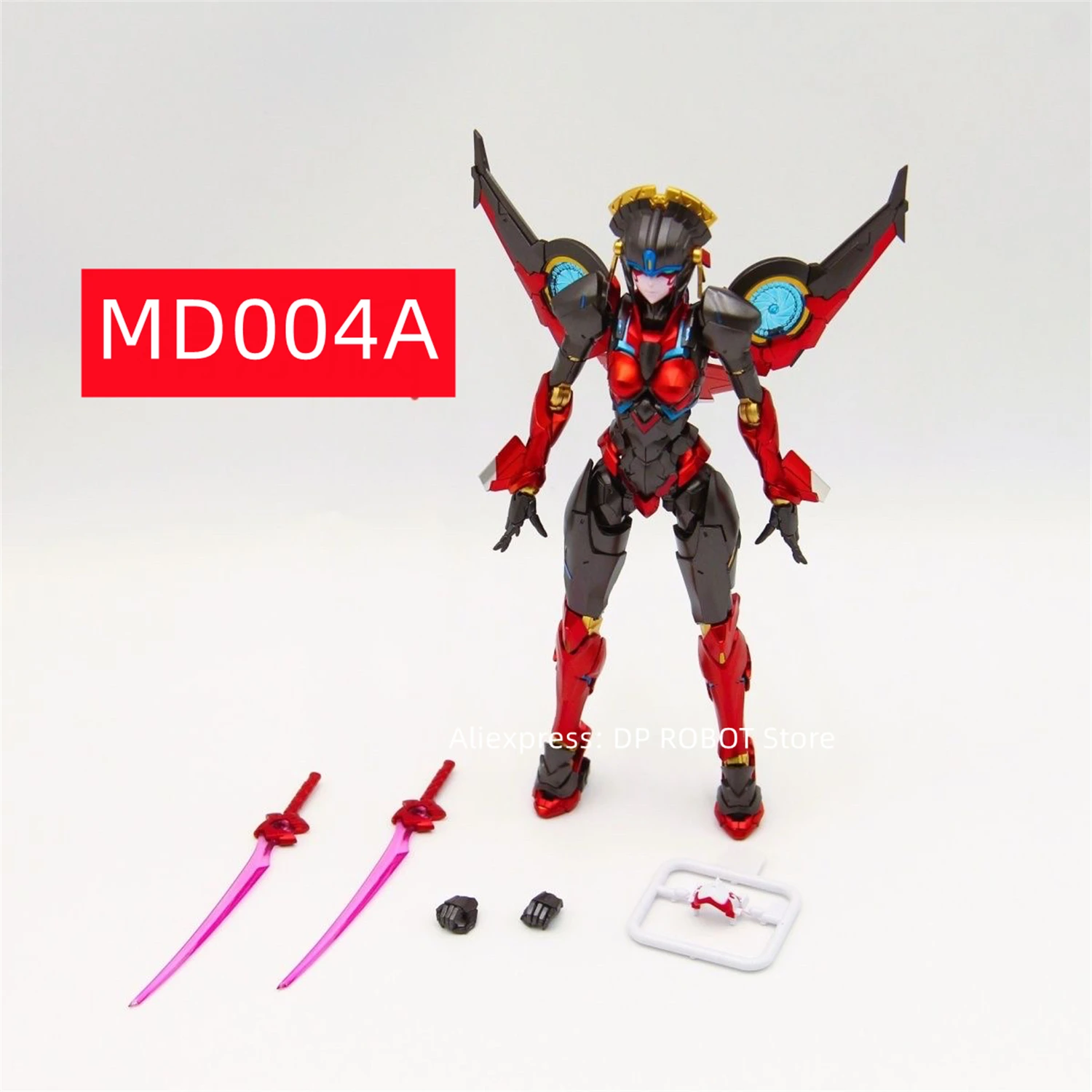 [IN STOCK NOW] Transformation MD004 MD004A Windblade KO RIOBOT Action Figure view 5