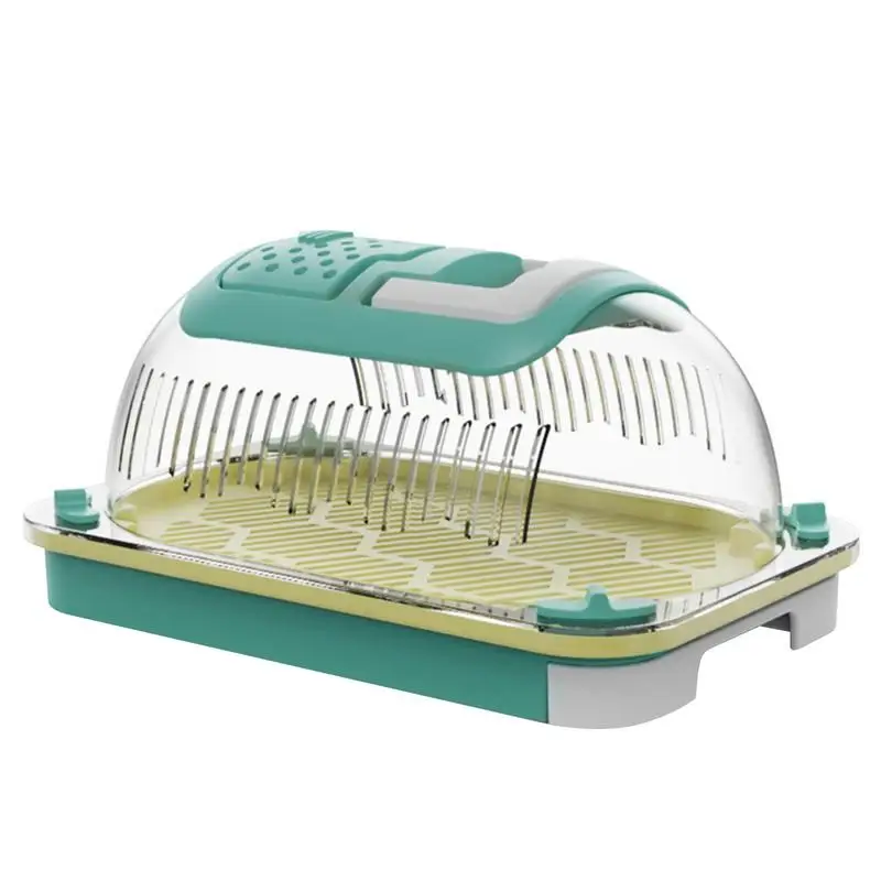 

Reptile Breeder Boxes Breathable Portable Reptile Enclosure Wear-Resistant Chameleons Keeper With Handle For Gecko Bearded