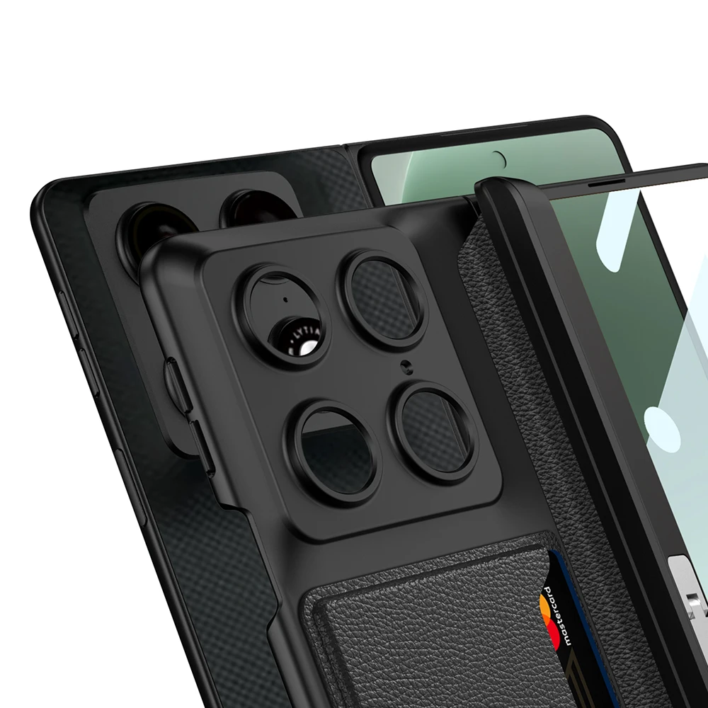 Metal Strap Holder For Motorola Moto Razr Fold Case Hinge Protection Plastic with Film Card Bag Mobile Phone Cover
