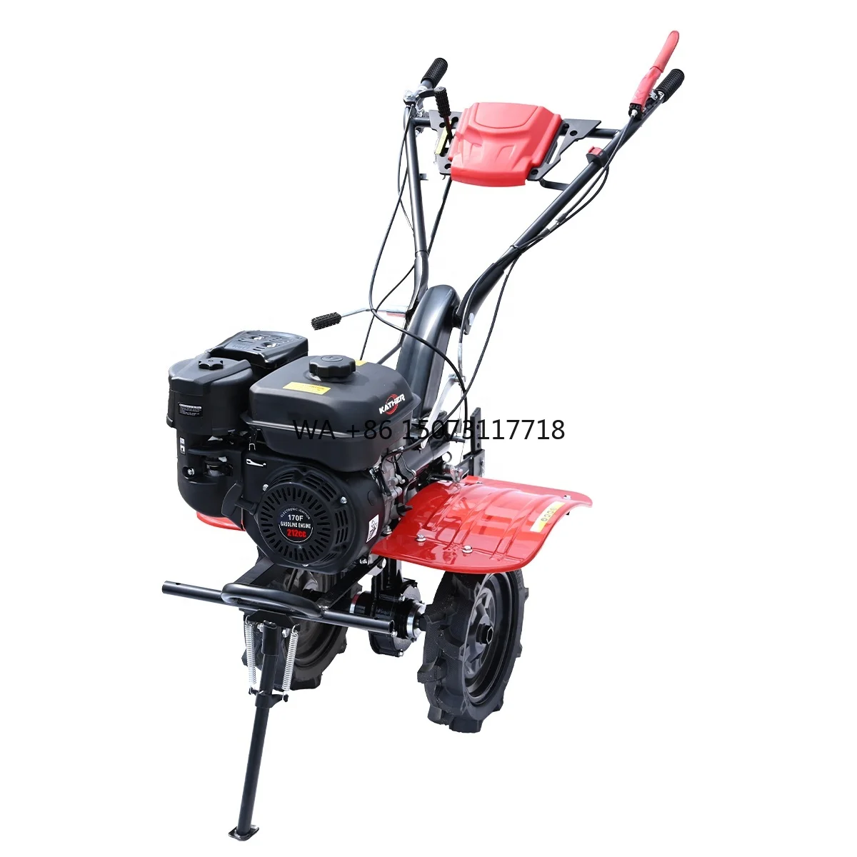 

7HP Agricultural Farming Compact Home Use Rotavator Walking Tractor Mini Power Tiller Cultivators Mini Farm Cultivator