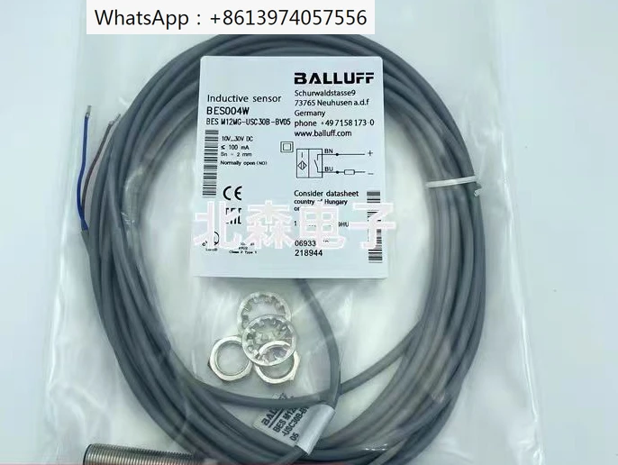 

1Pcs New High Quality Balluff Proximity switch BES004T BES M12MG-USC30B-BV02