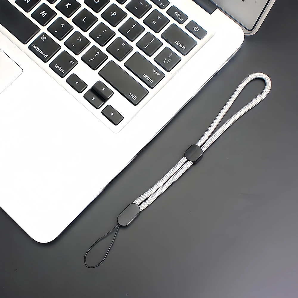 5 Stück 12-45cm Handyhüllenband USB-Schlüsselband Kurzes Lanyard Verstellbare Handschlaufen Anti-Verlust-Handgelenksband für Schlüsselanhänger, Handy, Kamera – Detail 8