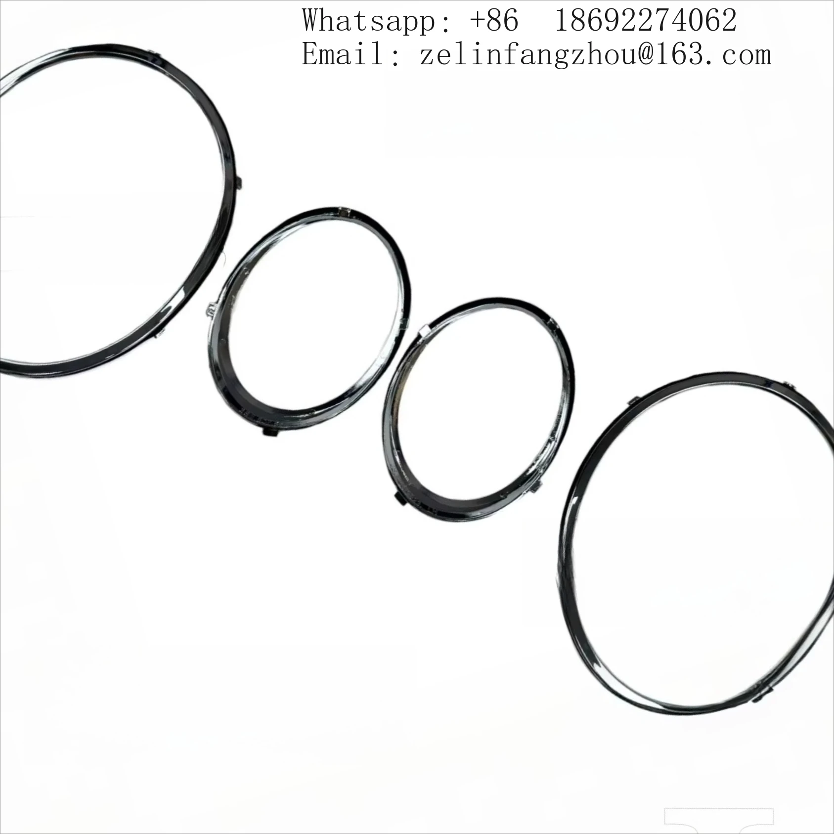 

3Y5807767C 3Y5807768C 3Y580723A 3Y5807824A For Bentley Flying Spur Mulsanne Headlight Chrome Trim Rings Bezels Car Lights Rims