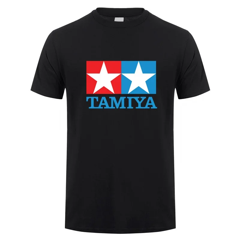 TAMIYA Legendary 90 Car Toy Classic Logo T Shirt Summer Men Cotton Short Sleeve T-shirts Tamiya Man Tops European Code Tee