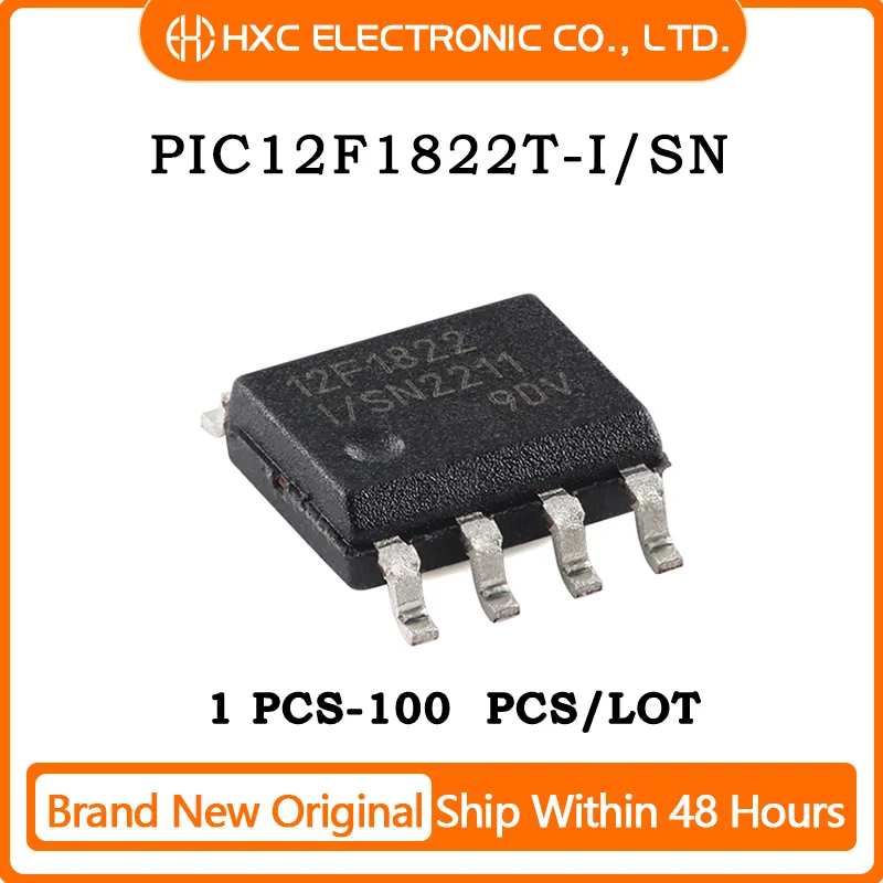 

5PCS/10PCS/50PCS/100PCS IC PIC12F1822T PIC12F1822T-I/SN SOP8 NEW Original