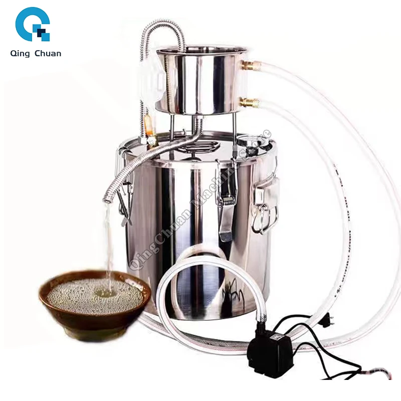 Équipement de brassage domestique, petits appareils ménagers, en acier inoxydable, extrait de brandy de liqueur, vin, fruits, vin, distillateur de brassage d'alcool