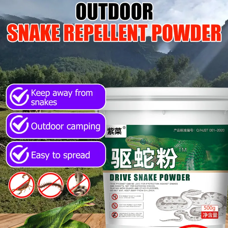 Snake Repellent Powder for Home UseWilderness CampingOutdoor Anti-Snake Snake Repellent PowderLong-Lasting Effective