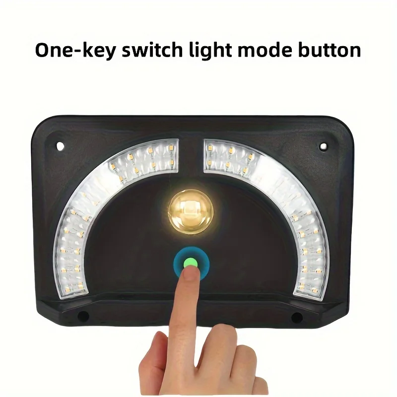 مصباح جداري خارجي جديد يعمل بالطاقة الشمسية مع مستشعر رادار مقاوم للماء لإضاءة الحديقة في الفناء والبستنة والفيلا والشرفة