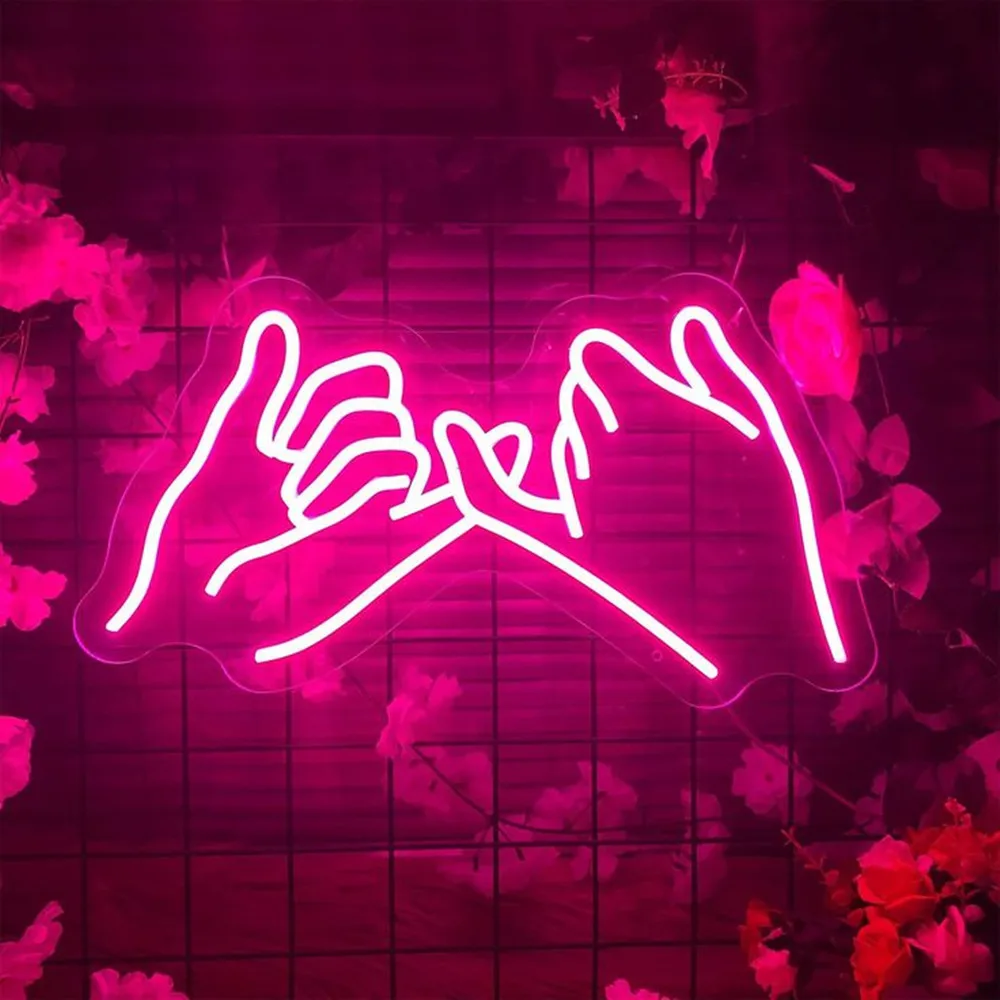 Neon Sign Wedding Party Decorations LED Neon Light Sign Valentines Day Decor Couple Anniversary Bedroom Birthday Gifts for Women