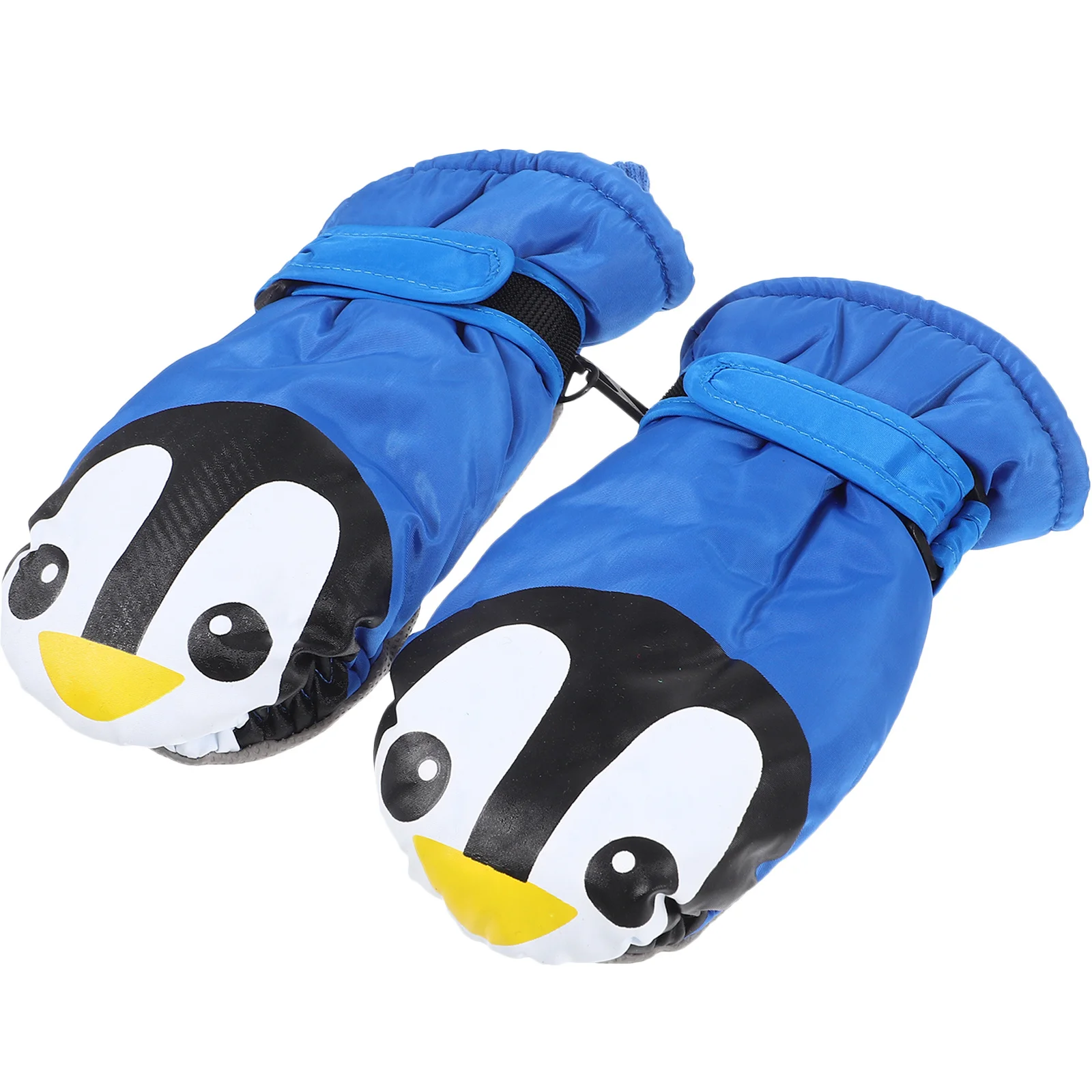 

1Pair Kids Winter Ski Waterproof Gloves Adjustable Wrist Buckle Full Cover Warm Mitten Outdoor Child Glove for Skiing Hiking