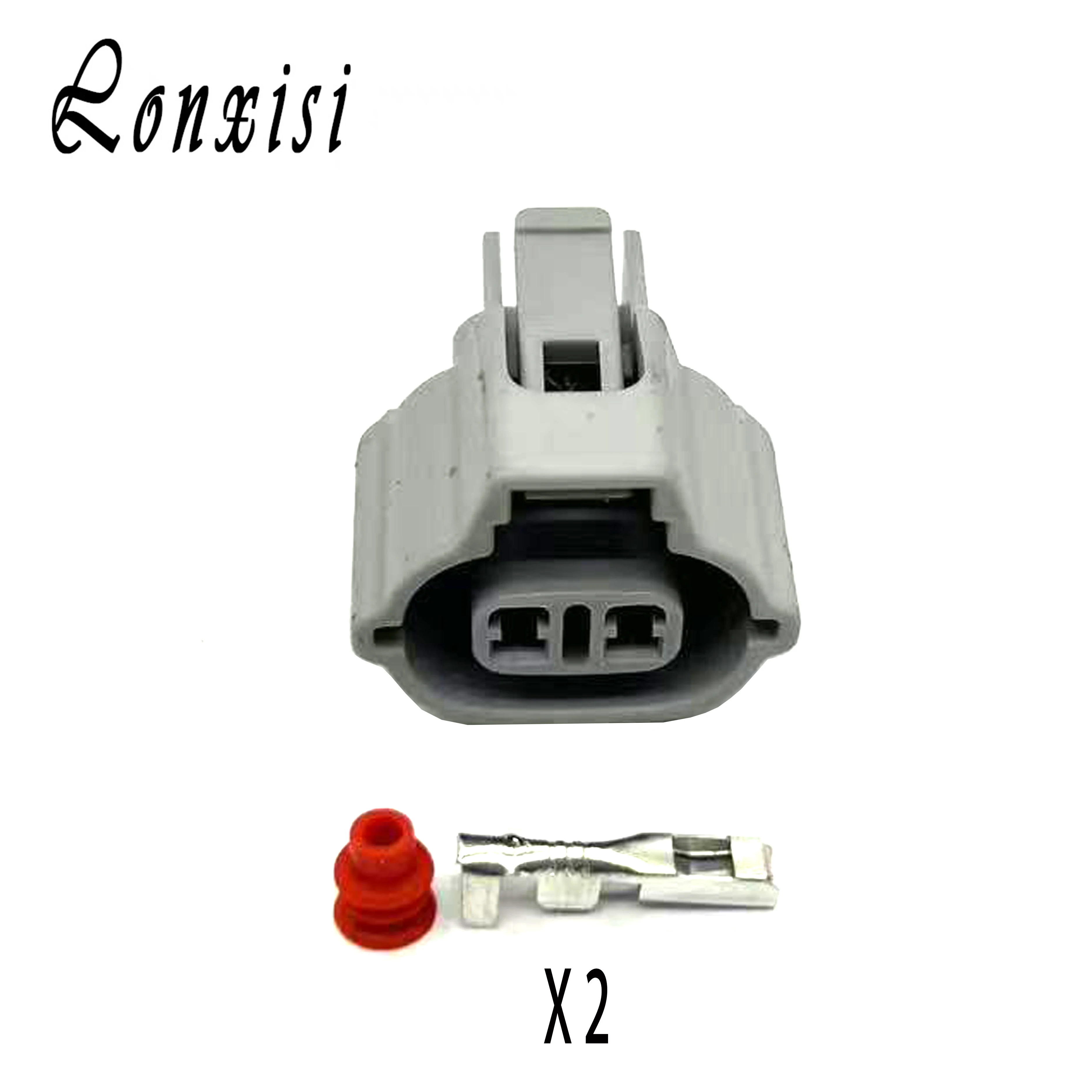 

1/5/10/20/50 Sets 2 Pin 7223-1324 MG640864-5 Automotive Wire Harness Grey Connector Sealed Series Housing Sensor Female Plug
