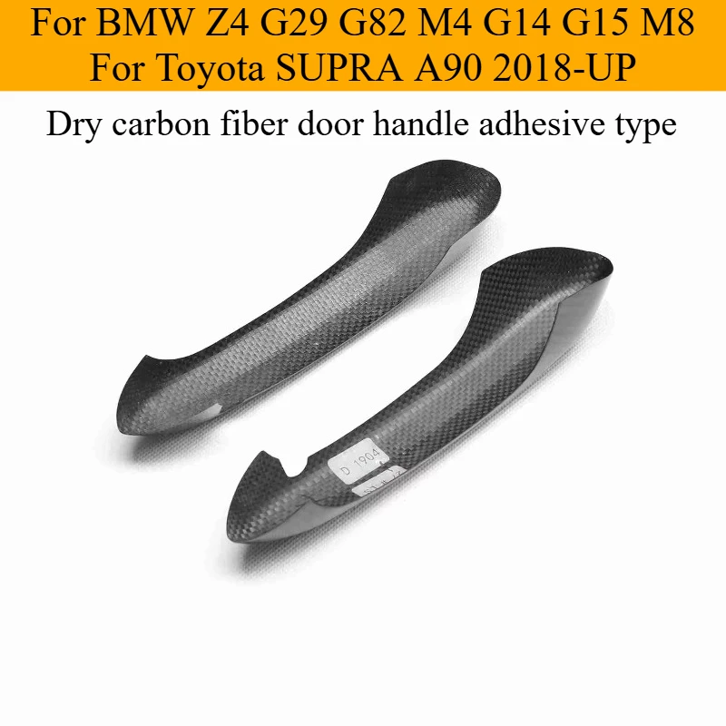 

Suitable for BMW Z4 G29 2019-UP G82 M4 G14 G15 M8 For Toyota SUPRA A90 Dry Carbon Fiber Door Handle Cover 2pcs/Set