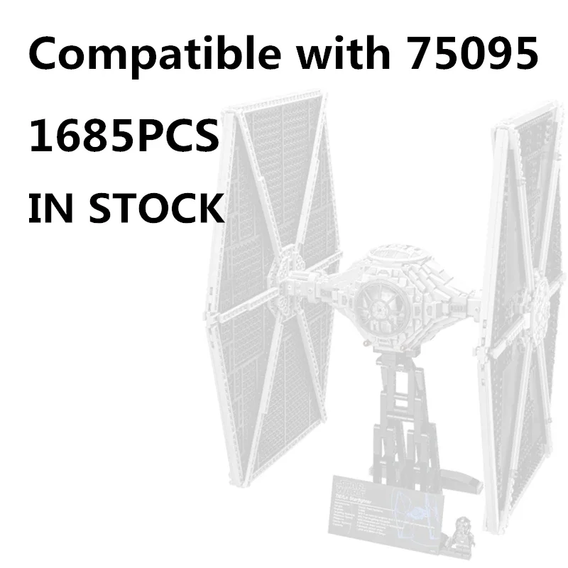 MOC MOVIE Model TIE Fighter 1685Pcs Destroyer 3152Pcs Building Blocks Bricks Assembling Toys For Boys Birthday Chrismas Gifts