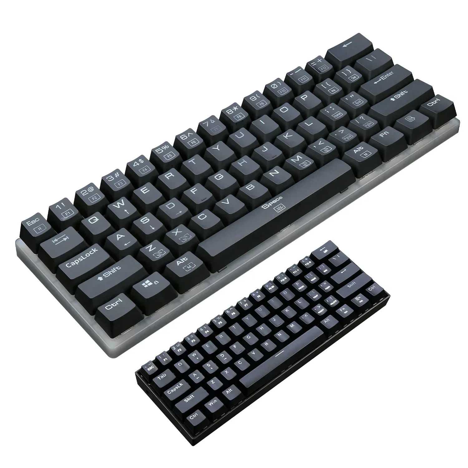 Teclado Mecánico para Juegos Redragon K605 RGB de 61 Teclas, Interruptor Azul, Negro, Tamaño Compacto 60% Gigante, Venta al Por Mayor de Fábrica