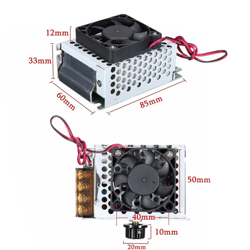 1 Pc 4000W SCR Metal Super Power regolatore di tensione elettronico regolatore di tensione elettronico di alta qualità