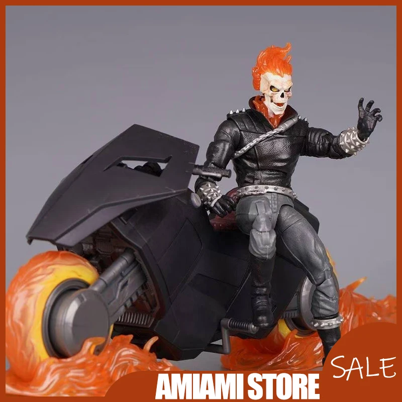 

17cm 85th Anniversary Ghost Rider Motorcycle Set Marvel Legends 6 Inch Action Figure Hasbro Collectible Birthday Gifts Toys Kids