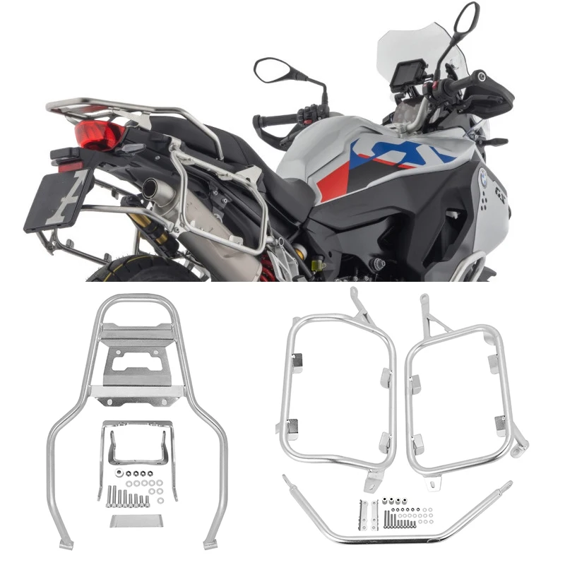 

For BMW F900GS Luggage Rack Saddlebag Panniers Side Rack Luggage Top Case Bracket Holder F 900 GS F900 GS 2024 2025 Motorcycle