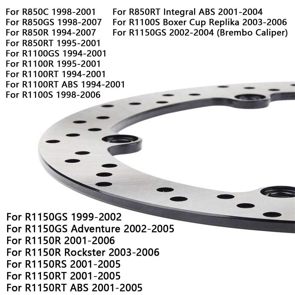 Rear Brake Disc Rotor for BMW R850C R850GS R850R R850RT R1100GS R1100R R1100RT R1100S R1150GS/Adventure R1150R R1150RS R1150RT