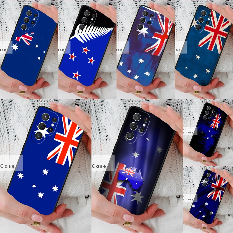 Australian Flag Phone Cover Case for Samsung Galaxy S26 Ultra S20 FE Note 10 S24 S23 S21 S25 Plus S22