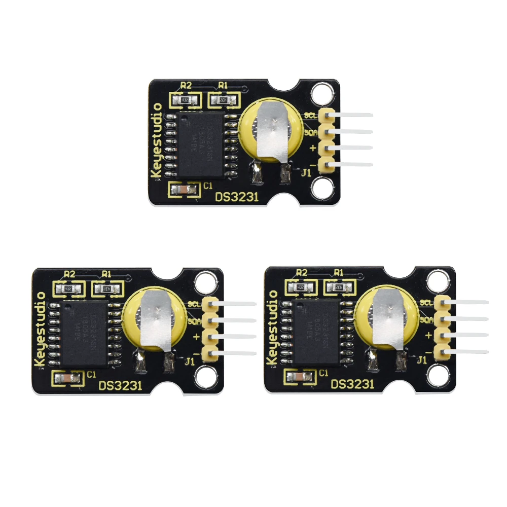 3pcs Keyestudio I2C Real time Clock Module DS3231 High Precision  for Arduino (Battery Type is CR927)