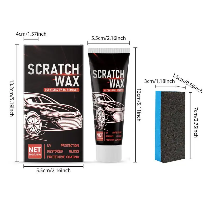 Auto Kras Remover Auto Paint Polish En Vernieuwen Kit Autolak Kras Reparatie Wax Met Spons Verf Polijstmachine Voor Autolak Glans