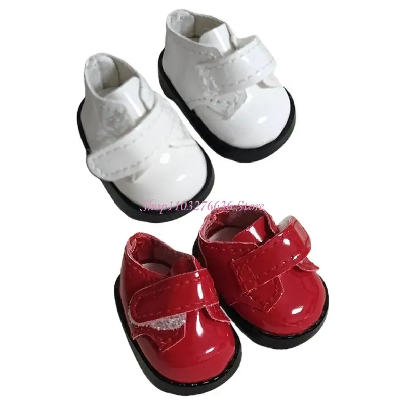 

R6FD Mini Realistic Doll Footwear Set With PU Kids Gift Photo Props 3.8cm