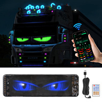 LED Matrix Pixel Panel Scrolling Bright Advertising LED Signs Flexible USB 5V LED Car Sign Bluetooth App Control +Remote Control