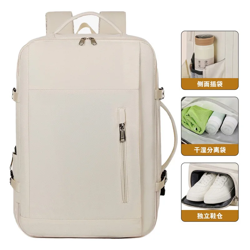 

Многофункциональный рюкзак с зарядкой через USB, большая вместительная противоугонная сумка для багажа с несколькими отделениями для путешествий, работы и школы