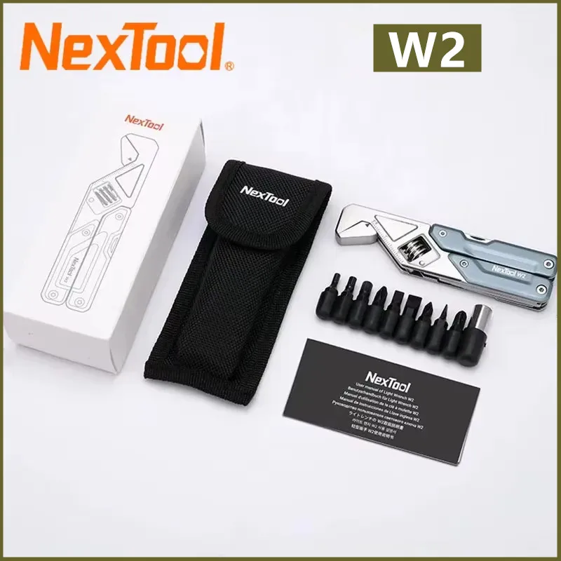 NexTool Light Wrench W2 Multitool Pliers Large Spanner Screwdriver Folding Multi Tool Portable EDC Home Repair Maintenance