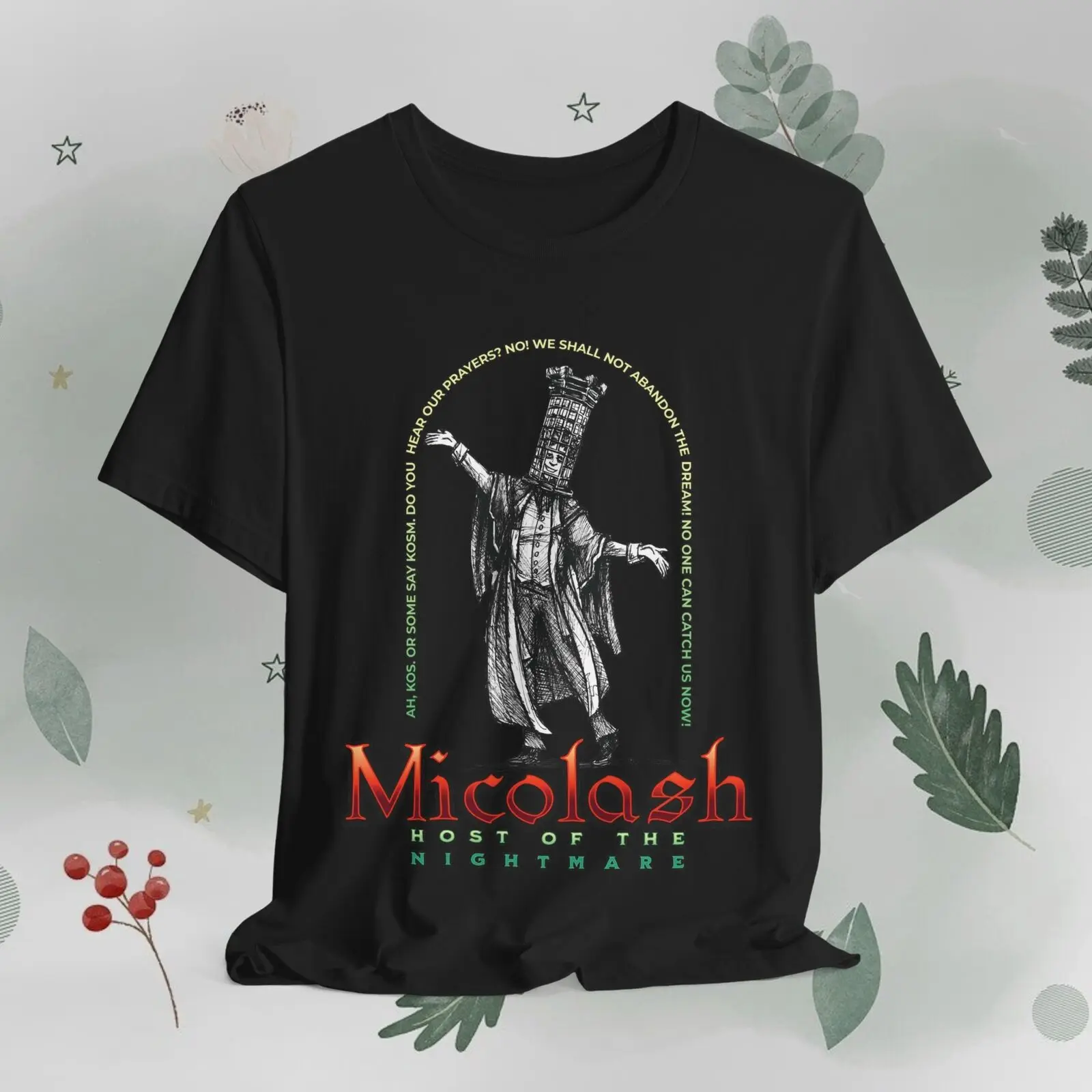 

Bloodborne Shirt, Micolash, Fear The Old Blood, The Old Hunters, Dark Souls