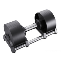 Adjustable 10kg 40kg Cast Iron Dumbbells Men's Fitness Heavy Weight Colorful Electroplated Free Strength Training Equipment